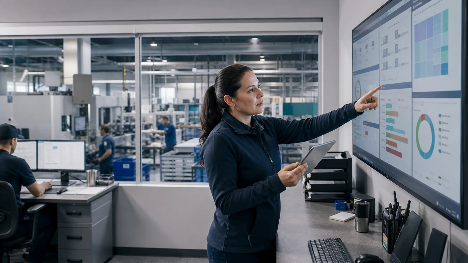 Production planner coordinating factory capacity and schedule