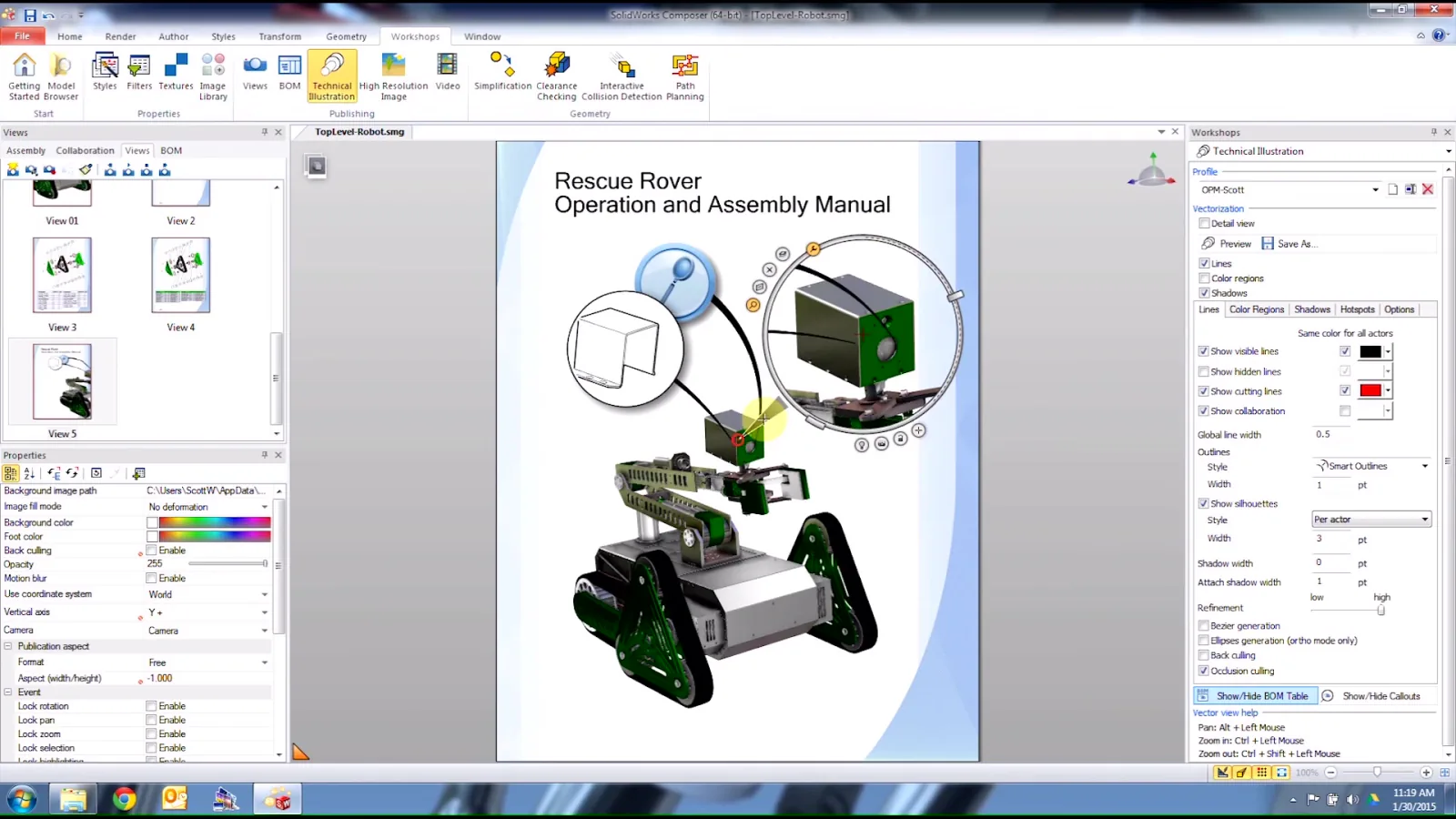SOLIDWORKS Composer design-driven documentation update