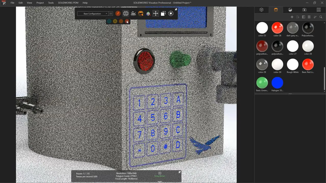 SOLIDWORKS Visualize photoreal rendering