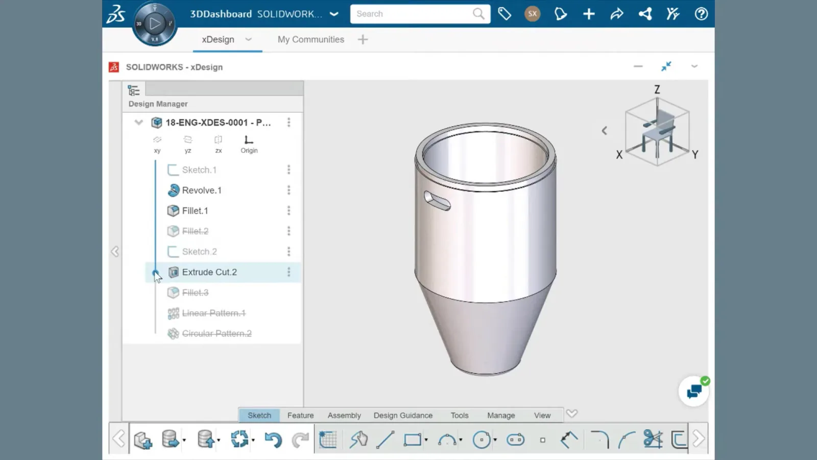 SOLIDWORKS xDesign browser CAD